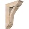 Ekena Millwork Thorton Traditional Smooth Bracket w/ Offset Brace, Douglas Fir, 7 1/2"W x 22"D x 30"H BKT0806X22X30THR01SDF - alternate 1